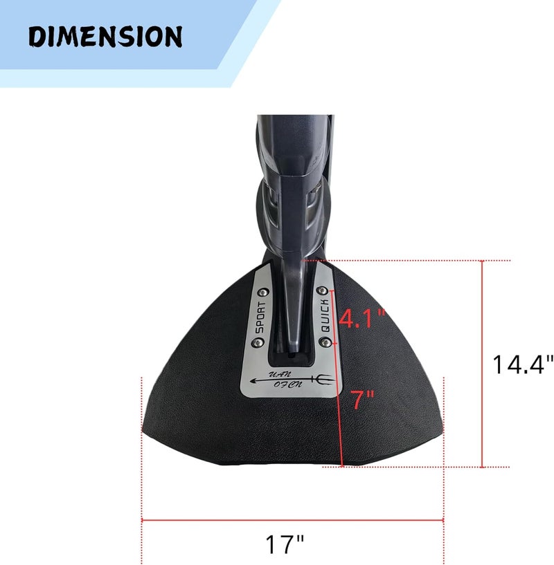 SeaSierra Boat Marine Whale Tail Hydrofoil Surfboard Stabilizer for 40 – 350 HP Small Outboard Motor and Out Drive Silver - Image 2